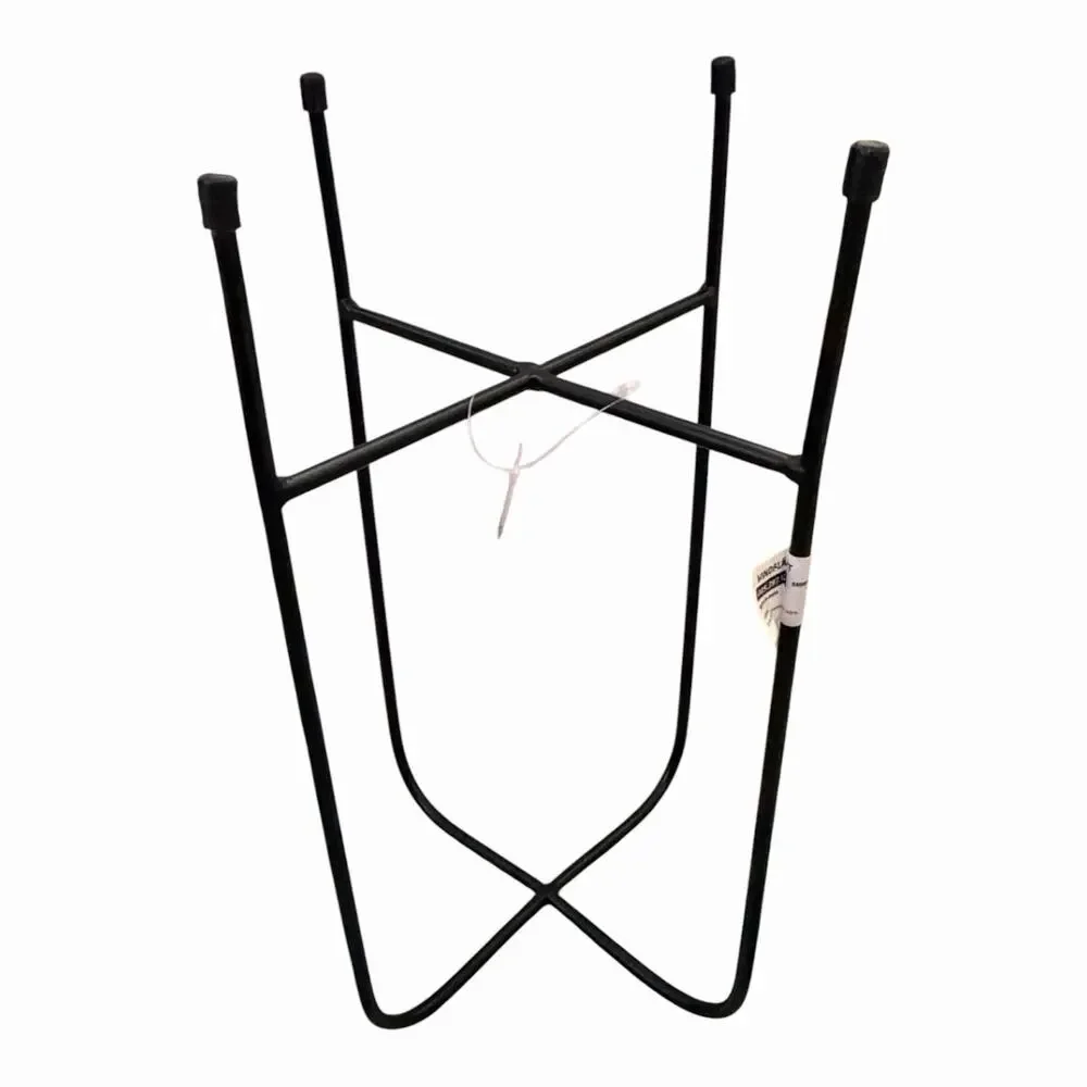 IKEA VINDLÄKT Plant Pot w Stand Black 16.5
